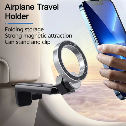 Magnetic Cell Phone Holder Airplane Travel Essentials Phone Holder Desktop Cell Phone Holder Tray Table  Phone Holder