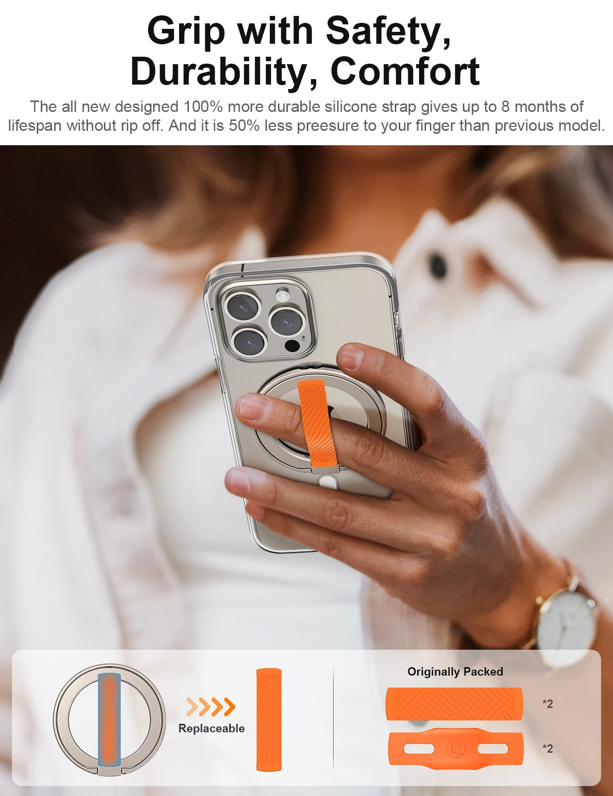 EWA Strong Magnetic Phone Holder Suitable for Magsafe Phone Holder Iphone 13 14 15 with 306 ° Orientation Phone Holder